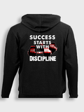 Hoodie - Success starts with discipline