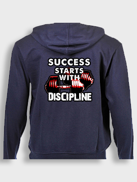 Hoodie - Success starts with discipline