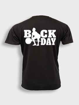 Short sleeve t-shit polyester- Back day