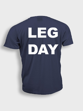 Short sleeve t-shit polyester- Leg day