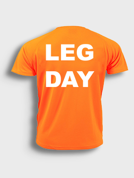 Short sleeve t-shit polyester- Leg day