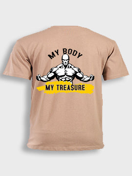 Short sleeve  t-shirt cotton - My body my treasure