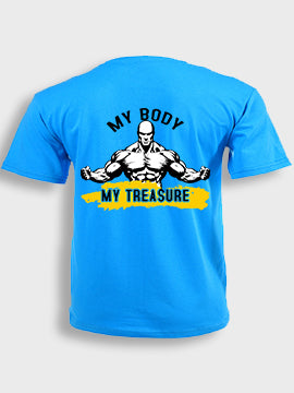 Short sleeve  t-shirt cotton - My body my treasure