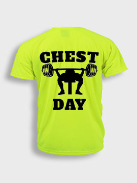Short sleeve t-shit polyester- Chest day