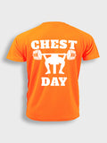 Short sleeve t-shit polyester- Chest day