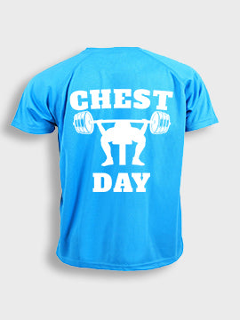 Short sleeve t-shit polyester- Chest day