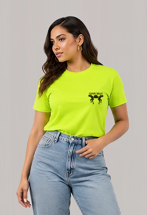 Short sleeve t-shit polyester- Leg day (bar)