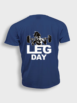 Short sleeve t-shit polyester- Leg day (Female Bar)