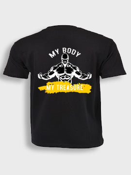 Short sleeve  t-shirt cotton - My body my treasure