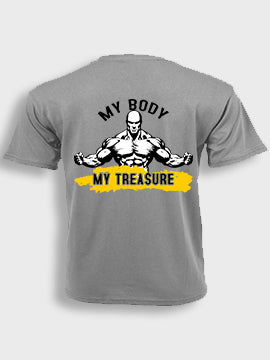 Short sleeve  t-shirt cotton - My body my treasure