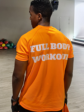 Short sleeve t-shit polyester- Full body workout